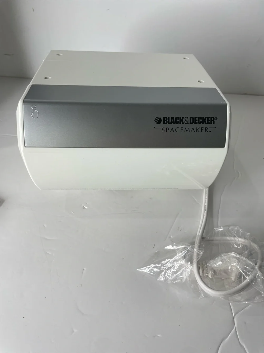 Black & Decker Spacemaker Under The Counter Can Opener NEW White in Box